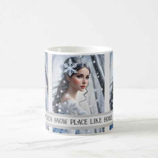 Wintery Snow Fairy Kaffeetasse (Mittel)