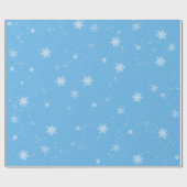 Wintery Snowfall Geschenkpapier (Flach)