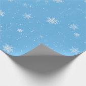 Wintery Snowfall Geschenkpapier (Ecke)
