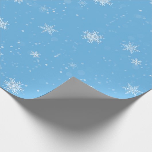 Wintery Snowfall Geschenkpapier (Ecke)