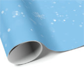 Wintery Snowfall Geschenkpapier (Rolleneckpunkt)