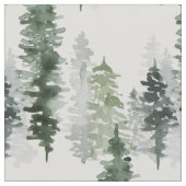 Wintery Wald von Bäumen Stoff (Nahaufnahme)