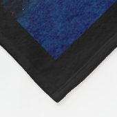 Wintery Woods bei Sunset 60x80" groß Fleecedecke (Ecke)