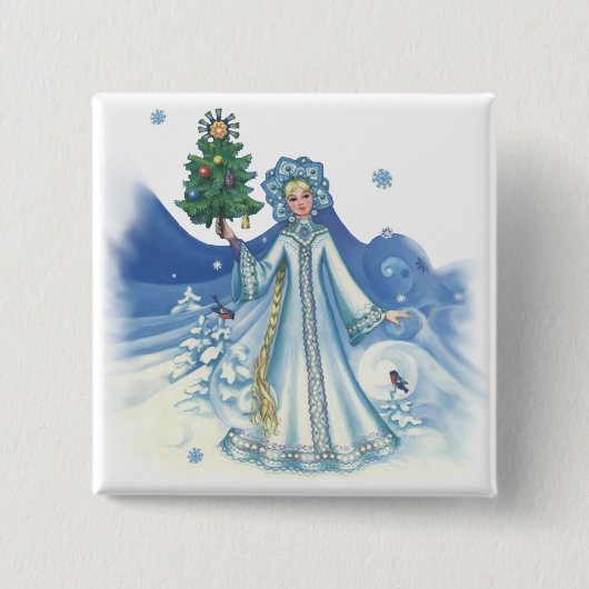 Winterzauber Button (Vorderseite)