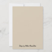 „Winterzauber – Einladung mit vereistem Blatt“ (Rückseite)