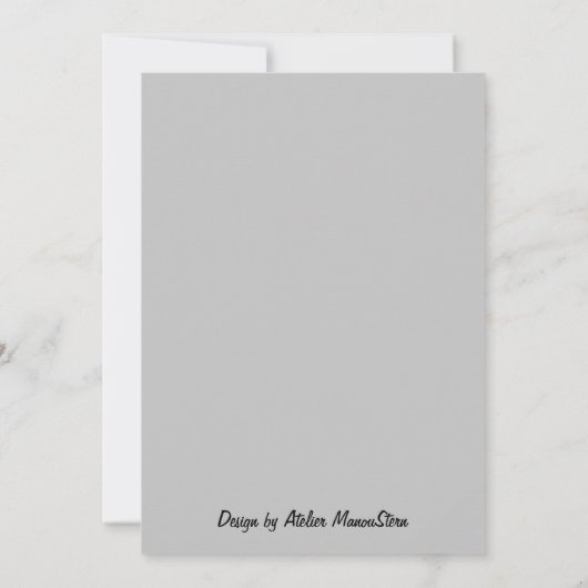 „Winterzauber – Einladung mit verschneitem See (Rückseite)