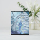 Winterzauber Postkarte (Stehend Vorderseite)