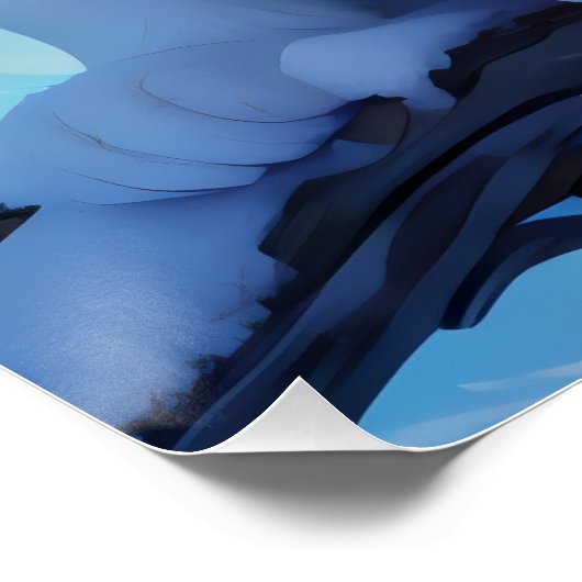 Winterzauberer Poster (Ecke)