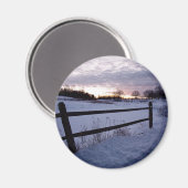 Winterzaun Magnet (Vorderseite/Rückseite)