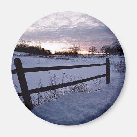 Winterzaun Magnet (Vorne)