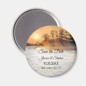 Winterzeichenleuchten speichern das Datumsfenster Magnet (Vorderseite/Rückseite)