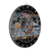 Winterzeit Dartscheibe (Vorderseite Links)