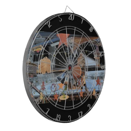 Winterzeit Dartscheibe (Vorderseite Links)