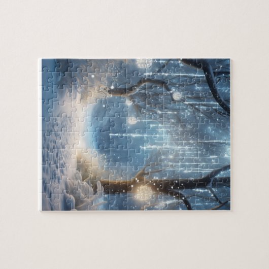 Winterzeit im Wald Puzzle (Horizontal)