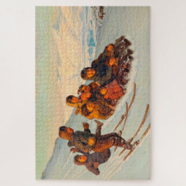 Winterzeit in Grönland Rasmussen 1875 Puzzle