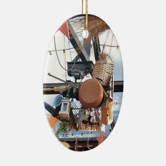 Winterzeit Keramikornament (Rechts)