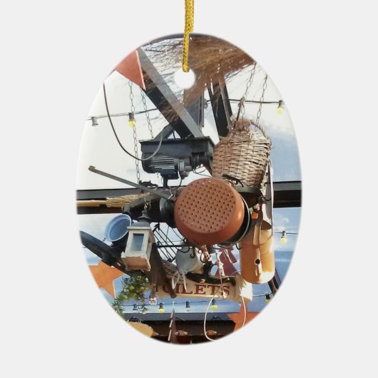 Winterzeit Keramikornament (Vorne)