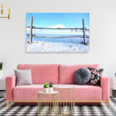 Winterzeit Leinwanddruck (Insitu (Wohnzimmer))