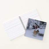 Winterzeit.... Notizblock (Innenseite)