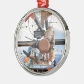 Winterzeit Ornament Aus Metall (Links)