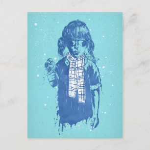 Winterzeit Postkarte