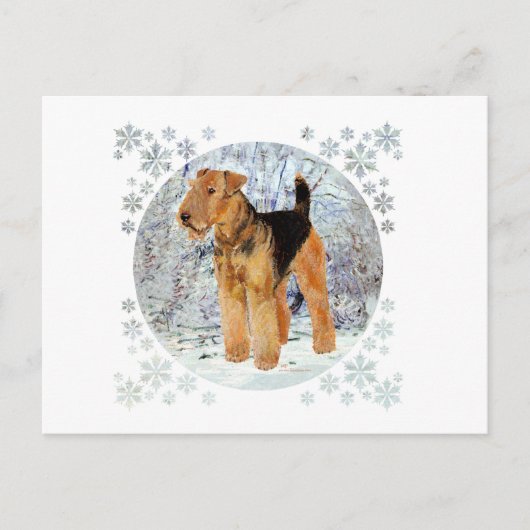 Winterzeit Postkarte (Vorderseite)