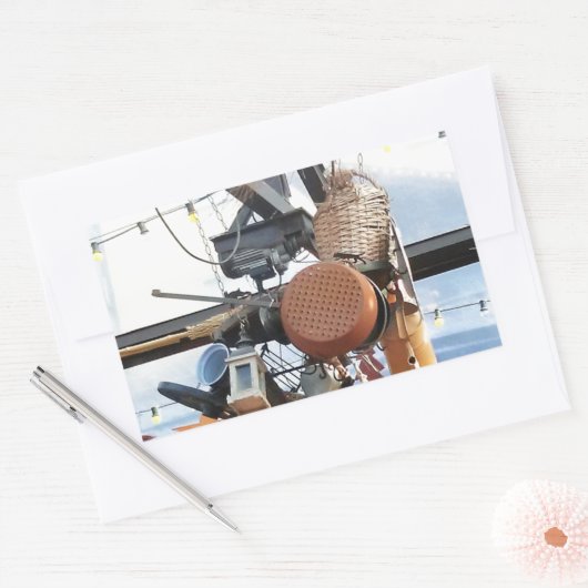 Winterzeit Rechteckiger Aufkleber (Umschlag)