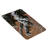 Winterzeit , Schnee auf den Bäumen Magnet (Rechte Seite)