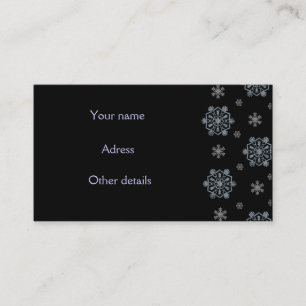 Winterzeit Visitenkarte