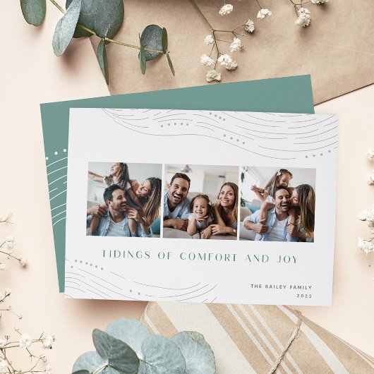 Winterzeiten | 3 Foto Collage Ferienkarte Feiertagskarte