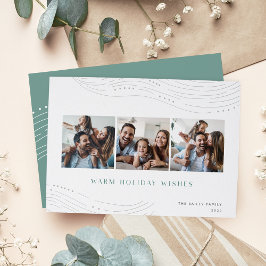 Winterzeiten | 3 FotoCollage Feiertagskarte