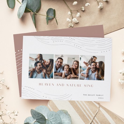 Winterzeiten | 3 FotoCollage Feiertagskarte