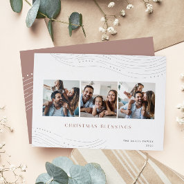 Winterzeiten | 3 FotoCollage Feiertagskarte