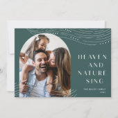 Winterzeiten | SINGLE FOTO Feiertagskarte (Vorderseite)