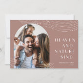 Winterzeiten | SINGLE FOTO Feiertagskarte (Vorderseite)