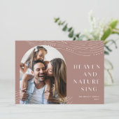 Winterzeiten | SINGLE FOTO Feiertagskarte (Stehend Vorderseite)