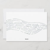 Winterzeiten | Single Foto Warme Wünsche Feiertagskarte (Rückseite)