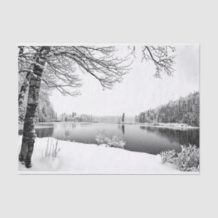 Winterzellenpapier Seidenpapier