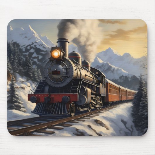 Winterzug Mousepad (Vorne)