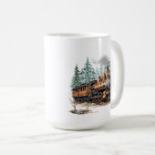 Winterzugbahn-Tasse Kaffeetasse (VorderseiteRechts)