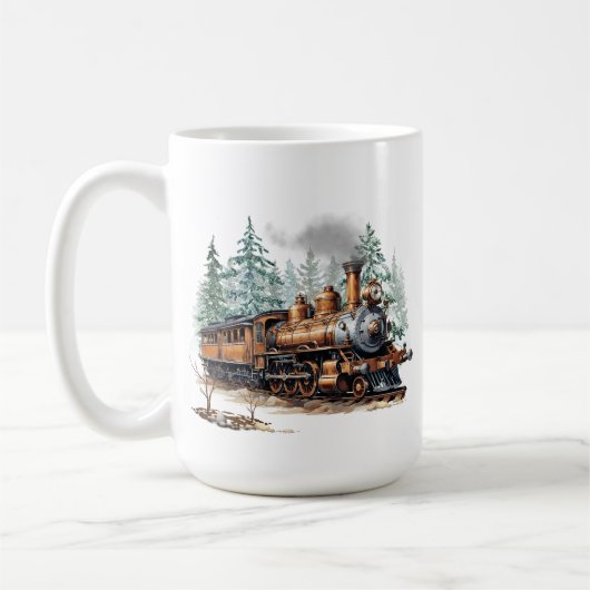 Winterzugbahn-Tasse Kaffeetasse (Links)