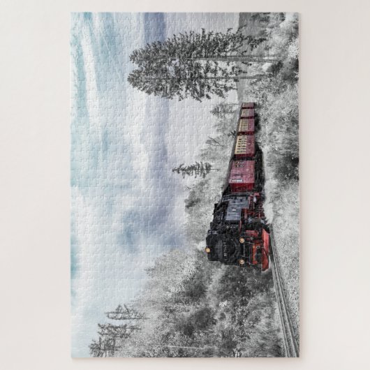 Winterzugpuzzle Puzzle (Vertikal)