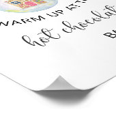 Winterzweig - Auf der Hot Chocolate Bar Poster (Ecke)