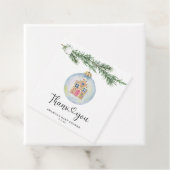 Winterzweig - Babydusche vielen Dank Geschenkanhänger (Beispiel)