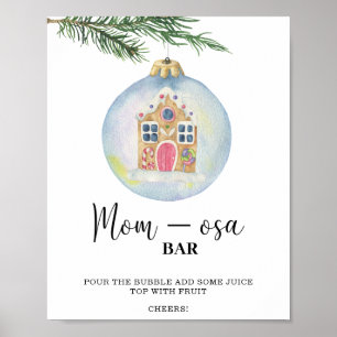 Winterzweig - Mama-osa-Bar Poster