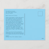 Winterzweig und Foto Berries Postkarte (Rückseite)