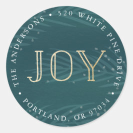 Winterzweige | Aufkleber für die Rücksendeadresse 