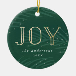 Winterzweige | Festlicher Foto Keramik Ornament