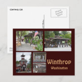 Winthrop Collage 1 Postkarte (Vorne/Hinten)