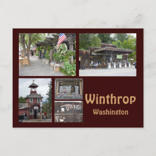 Winthrop Collage 1 Postkarte